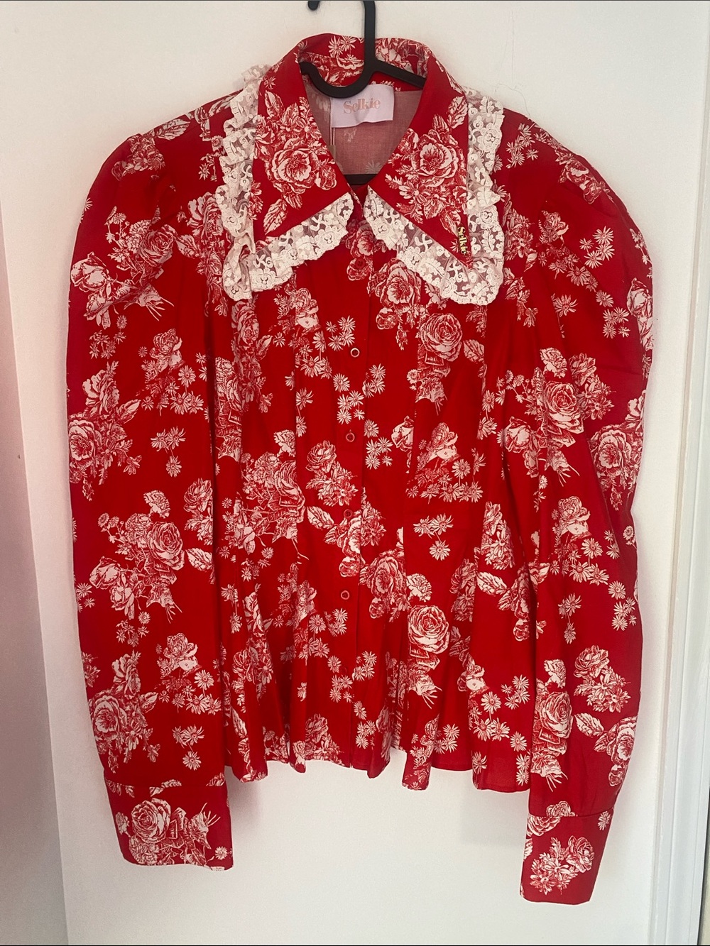 SELKIE | Secret Admirer Lace Curators Blouse Size L NWT